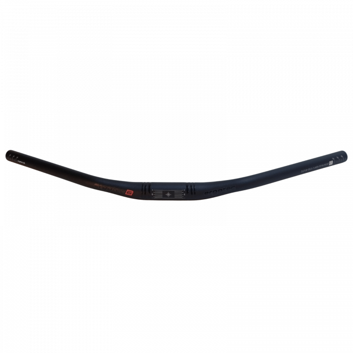 Lenker GW600 – 31,8 mm, 30° Krümmung, AL7050-T6, 1.5-2.1-1.5 mm, sandgestrahlt schwarz [1]