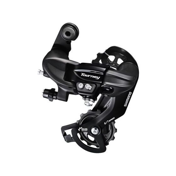 Schimbator spate 6/7 viteze Shimano Tourney ARDTY300D, pridere directa, negru [1]