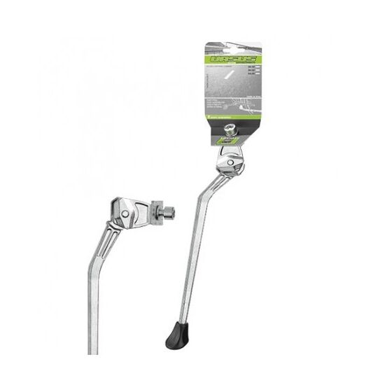 Cavalletto Elegance 71 in lega d’alluminio, argento, lunghezza 255 mm, con vite M1025 mm, con piedino, montaggio centrale, carico max 35 kg [1]