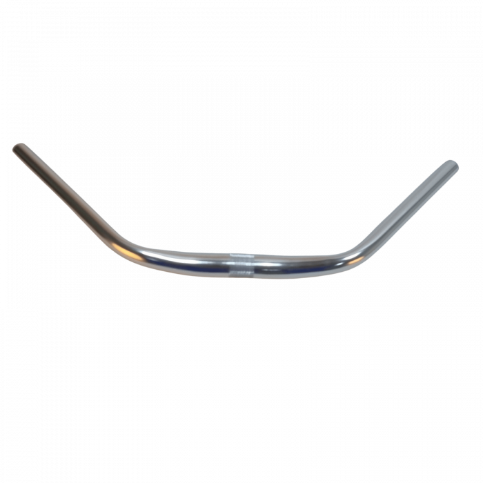Handlebar – 610 mm, Ø31.8 mm, Oversize, Alloy, Silver Polished, No Logo [1]