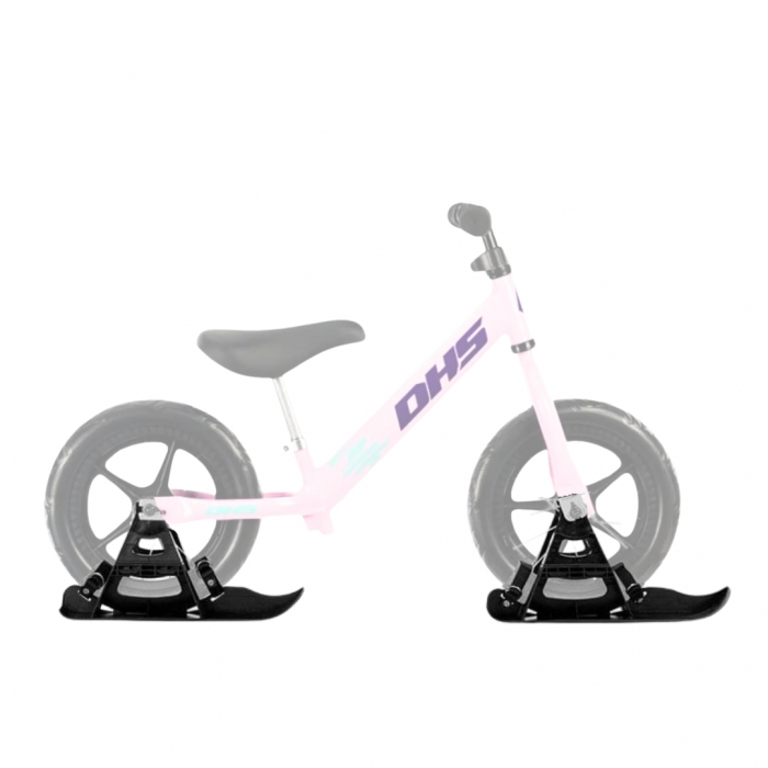Bicicleta fara pedale DHS RIDE-ON Roz, kit ski inclus [3]