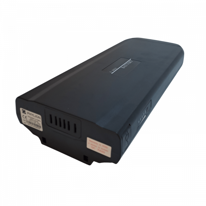 Akku WALLE-S UART 37V 14Ah 10S1P, 10 prismatische Phylion-Zellen, 1x neues Standard-BMS, 1x dekorative Abdeckung in Schwarz matt – Phylion [1]