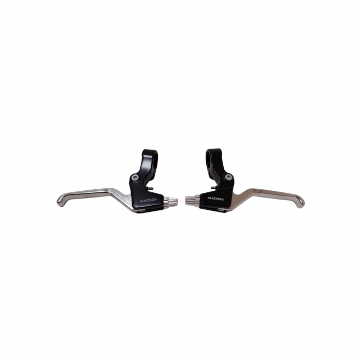 Bremshebel HJ-327ADVLR, 3-Finger, Aluminium, Schwarz/Silber, rechts/links [1]