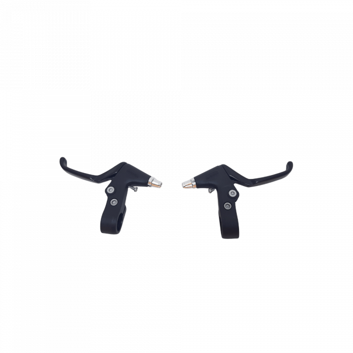 Brake Levers HJ-340PDV L/R, 3-Finger, Black/Black [1]