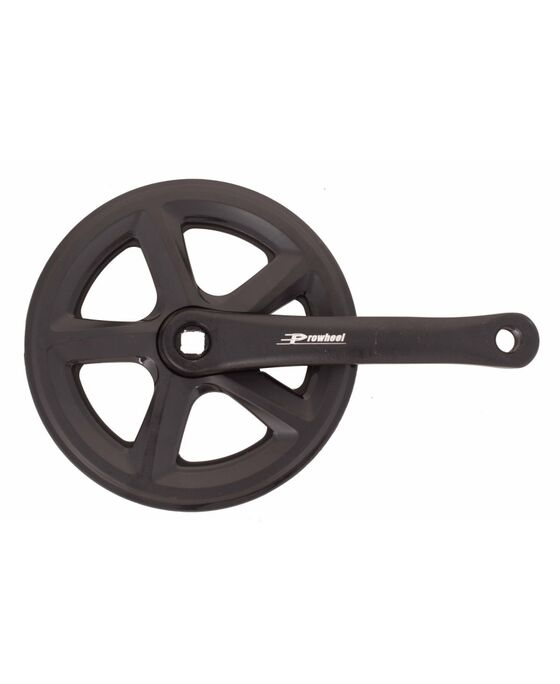 Chainwheel PRO-V42PP-1, 42 teeth, single with chain guard, 175mm crank arm, one-piece 5-arm design [1]