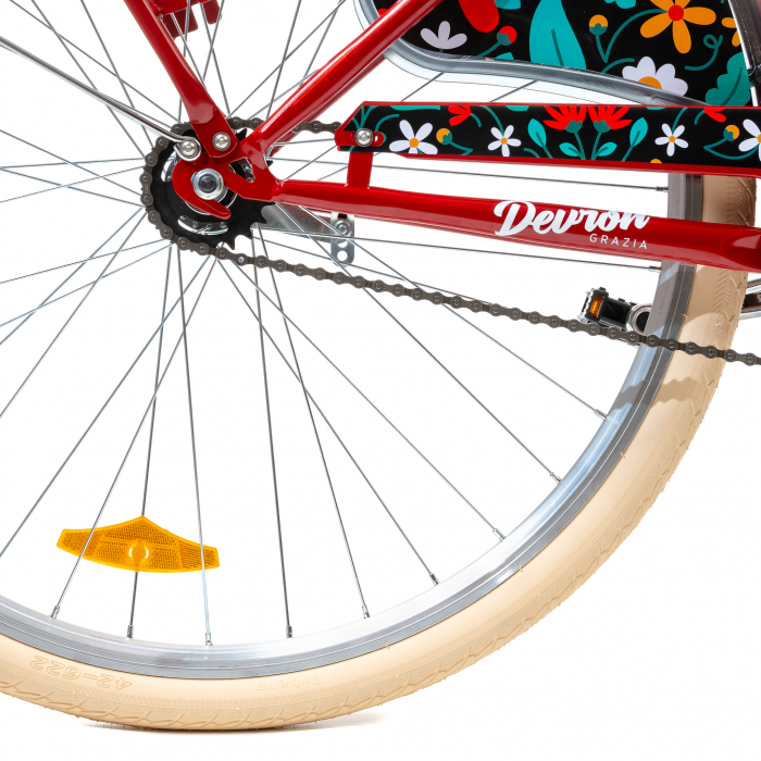 Citybike Devron Grazia 1S - 28 Zoll, L, Rot [9]