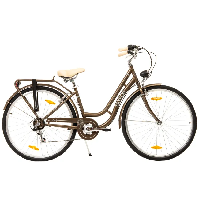 Stadtfahrrad Devron Grazia - 28 Zoll, M, Braun [1]