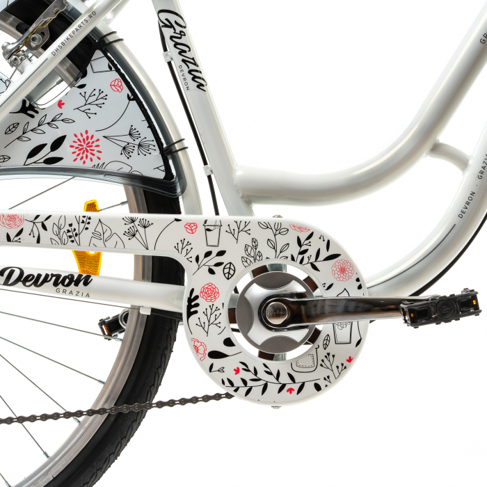 Citybike Devron Grazia 6S - 28 Zoll, L, Alb [7]