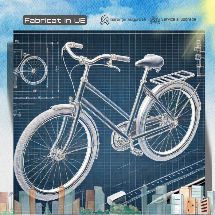 City Bike Devron Grazia 6S - 28 Inch, L, Portocaliu [10]