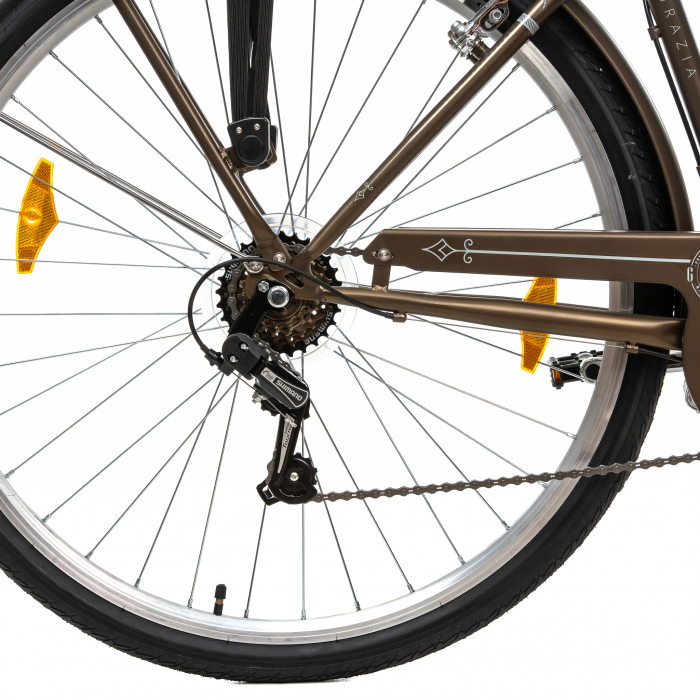 Citybike Devron Grazia 6s Retro - 28 Zoll, L, Maro [9]