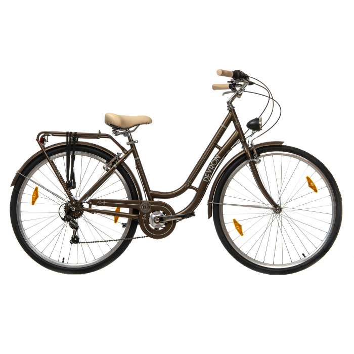 Citybike Devron Grazia 6s Retro - 28 Zoll, L, Maro [1]