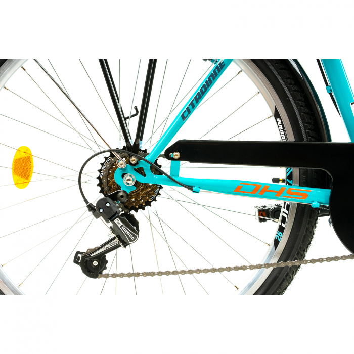 Citybike DHS Citadinne 26034 - 26 inch, L, Turcoaz [8]