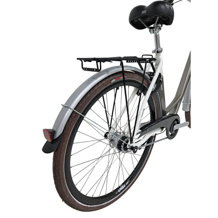 City Fahrrad Stella 28080 - 28 Zoll, XL, Weiß-Grau [6]
