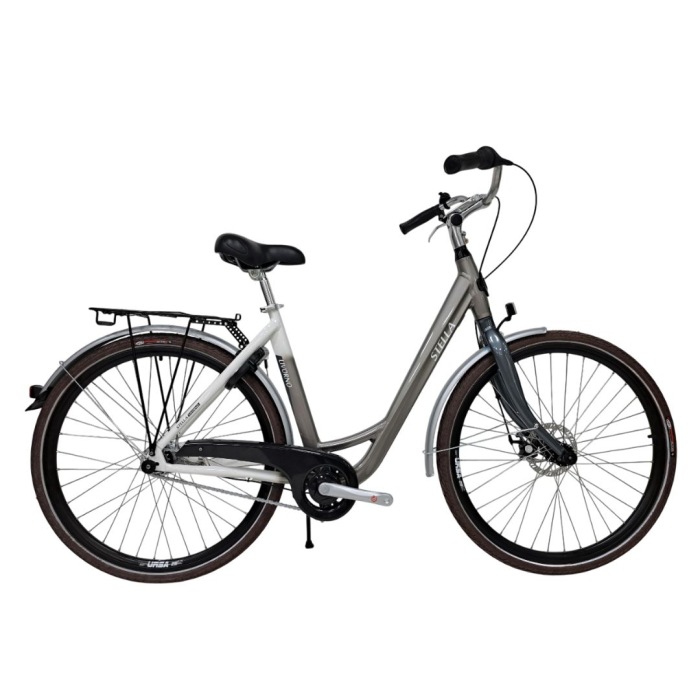 City Fahrrad Stella 28080 - 28 Zoll, XL, Weiß-Grau [1]