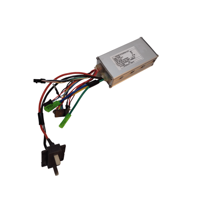 Controller per bici pieghevole 20 pollici Deep Entry, 36V 15A, onda sinusoidale, 25km/h, cavo motore 100mm+650mm, cavo sensore 150mm, modulo luce 1T3 150mm [1]