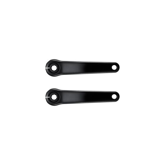 Kurbelarm-Set, FC-E6100, 170 mm, ohne Kettenblatt, ohne Kettenschutz, kettenkastentauglich, schwarz, Bulkverpackung. [1]