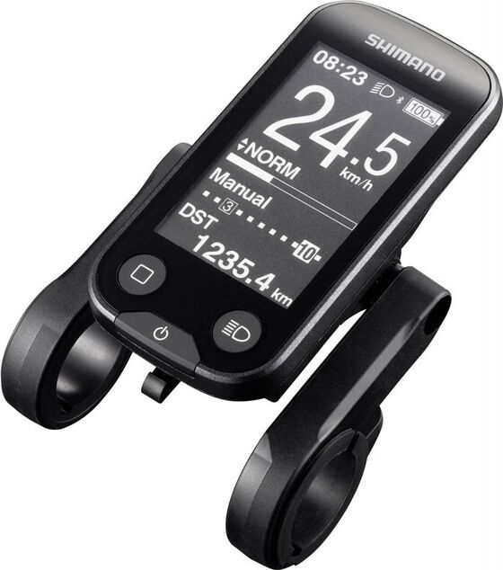 Shimano SC-E6100 / KSCE6100CI Display, Fahrradcomputer, Schellen-Durchmesser 25,4 mm & 31,8 mm [1]
