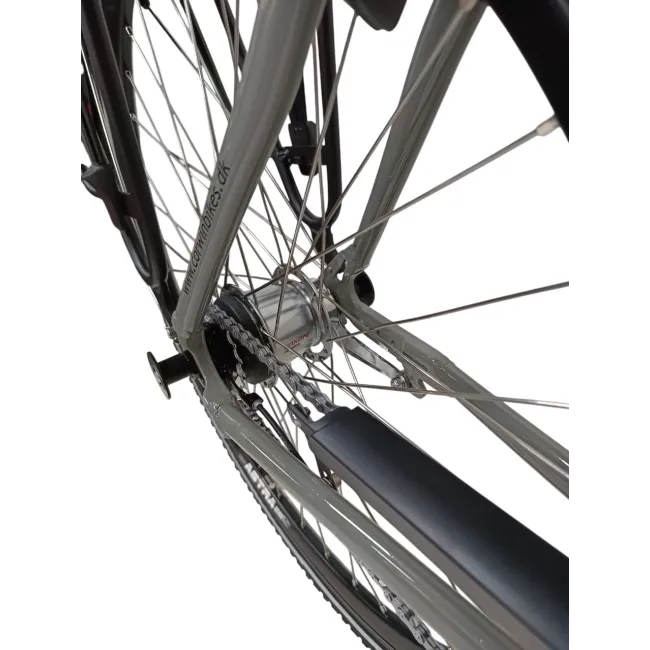 Bicicletta Elettrica Corwin 28124 - 28 Pollici, L, Grigio [5]