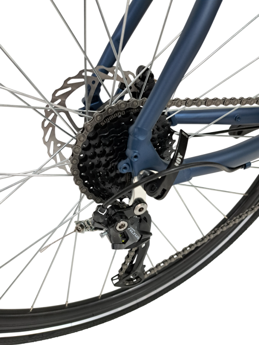 Bici da Strada Graveler Man – 28 Pollici, L, Blu/Nero [8]