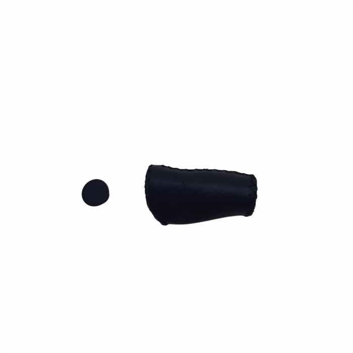 Grip dreapta negru L-90 mm cu colier de fixare [1]