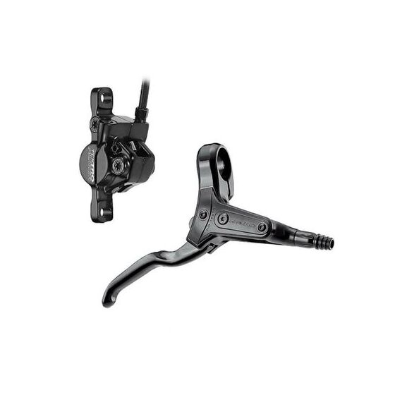 Freno a disco idraulico HD-M290, nero, tubo da 850 mm, disco da 180 mm, adattatore post mount anteriore per 180 mm, leva sinistra a 2 dita, con viti [1]