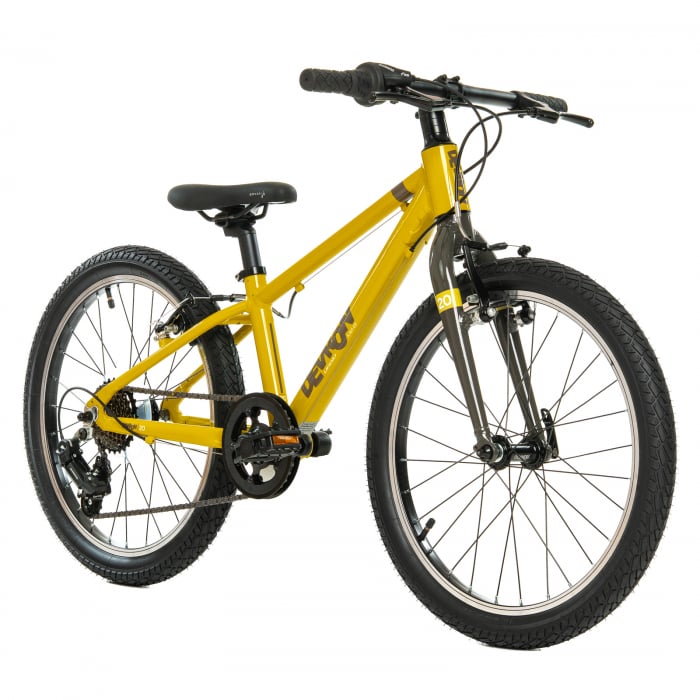 Kids Bike Devron Urbio U2.0 Super Light - 20 Inch, Galben-Gri [3]