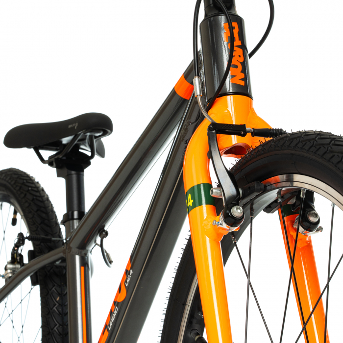 Kinderfahrrad Devron Urbio U2.4 Super Light - 24 Zoll, Gri-Portocaliu [7]