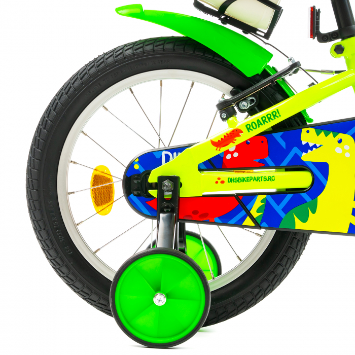 Kids Bike DHS Dino - 16 Inch, Green [6]