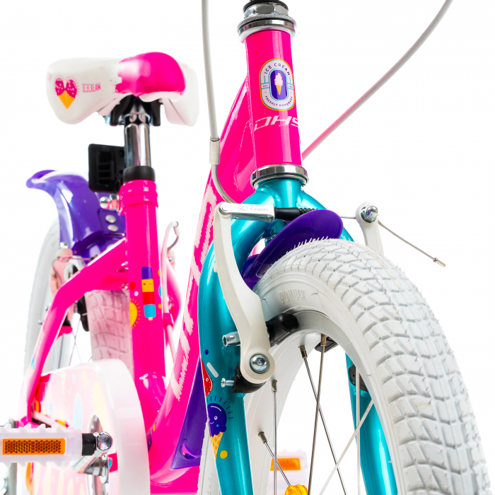 Kinderfahrrad DHS Icecream - 18 Zoll, Rosa [10]