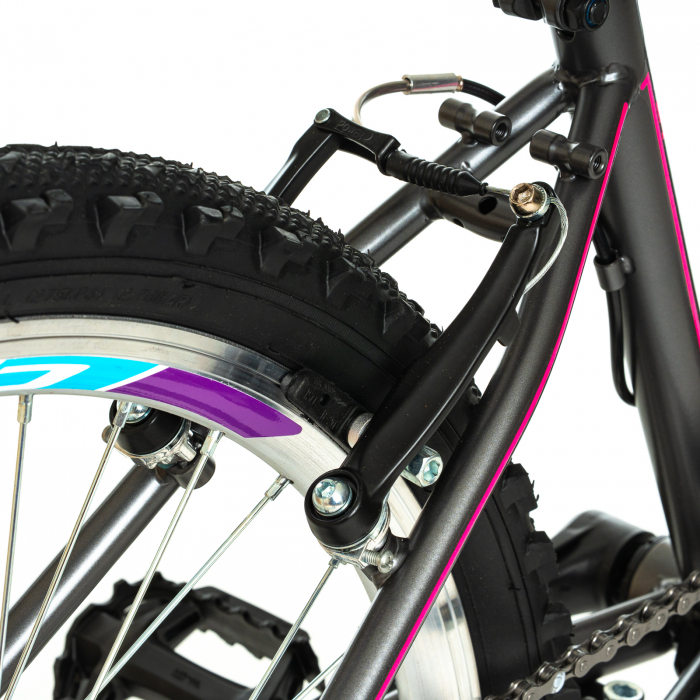 Bicicleta Copii DHS Modesty - 24 Inch, Gri [9]