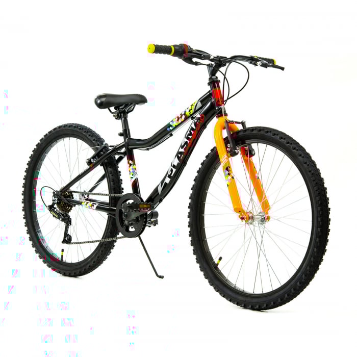 Kinderfahrrad DHS Plasma - 24 Zoll, Schwarz [3]