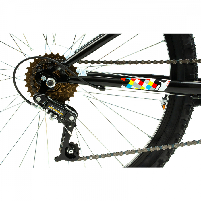Kinderfahrrad DHS Plasma - 24 Zoll, Schwarz [7]