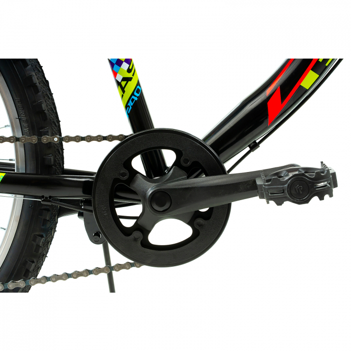 Kinderfahrrad DHS Plasma - 24 Zoll, Schwarz-Rosa [6]