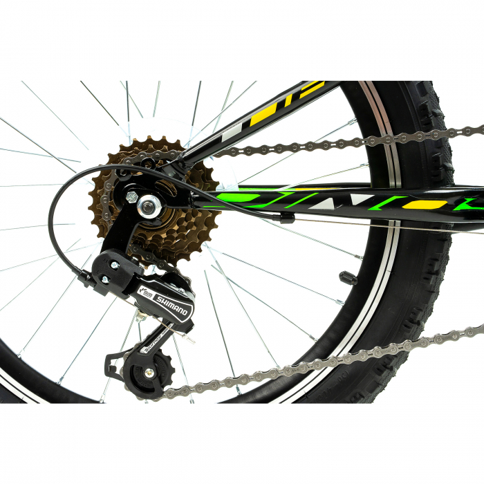 Kinderfahrrad DHS Sonic - 20 Zoll, Schwarz [7]