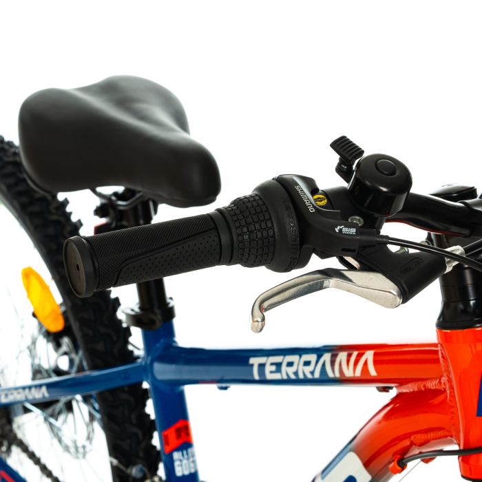 Bicicletta per bambini Dhs Terrana 2423 - 24 Pollici, Blu/Rosso [6]