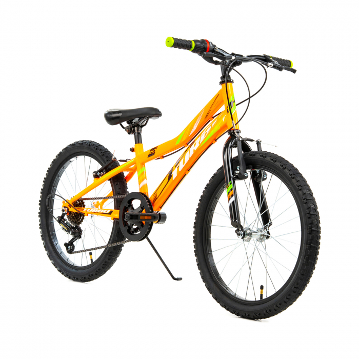 Bicicleta Copii DHS Turbo - 20 Inch, Portocaliu [2]