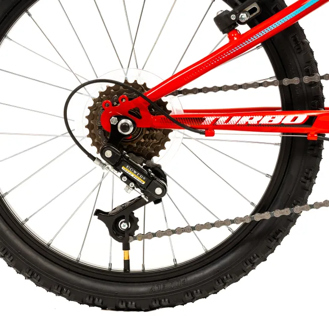 Kinderfahrrad DHS Turbo - 20 Zoll, Rot [2]
