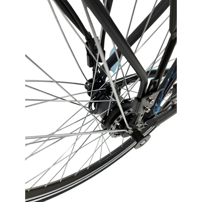 Bicicletta da Città Kieler – 28 Pollici, M, Grigio Scuro [7]