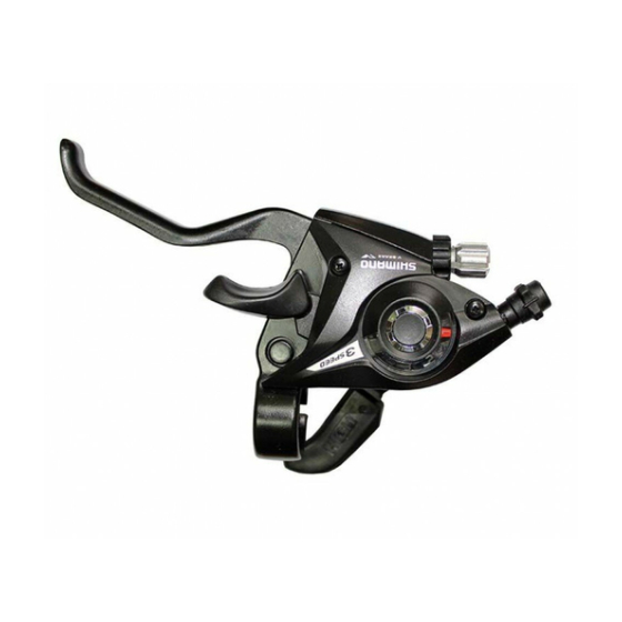 Schalthebel ASTEF51LSBL, sequentieller RevoShift, Montage links, 3-Gang, Kabellänge 1800 mm, Aluminium, schwarz [1]