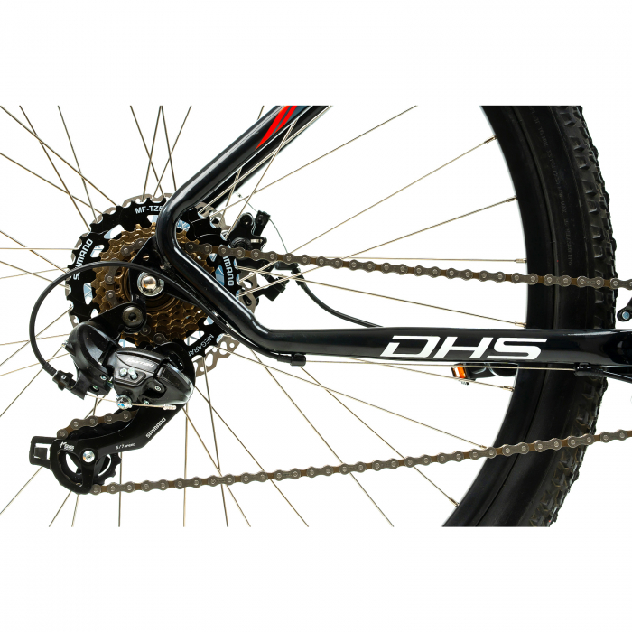 MTB Bike Dhs 2905 - 29 inch, M, Black-Red [8]