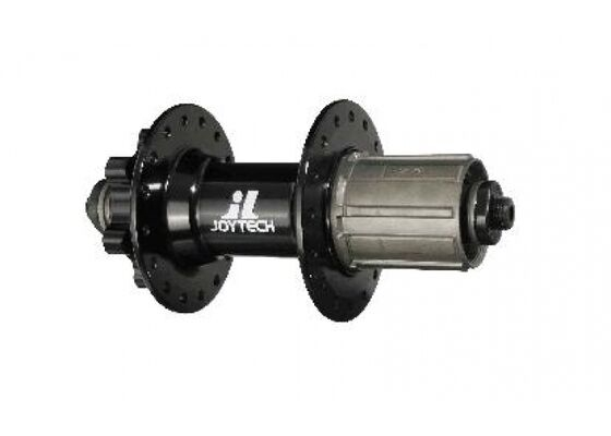 Mozzo posteriore JY D342QR ANNO nero, 14G×32H×10×145×135 mm, con sgancio rapido da 270 mm, compatibile con cassetta Shimano a 9 velocità, in lega, nero, con logo JY. [1]