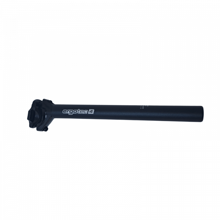 Seatpost ATAR Patent 27.2 x 300 mm – 2-Bolt Clamp, Sandblast Black, with Ergotec Logo [1]