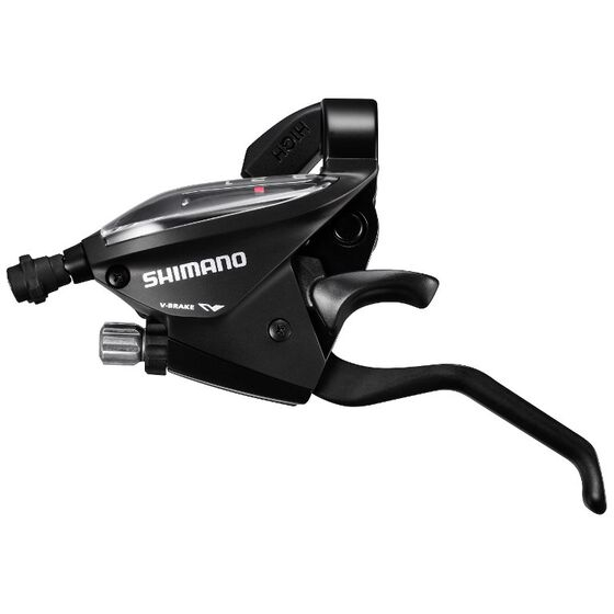 Leva cambio/freno, ST-EF510-L, sinistra 3 velocità, 1800mm, EZ-Fire Plus, lega a 2 dita, per freno V-brake, versione nera [1]