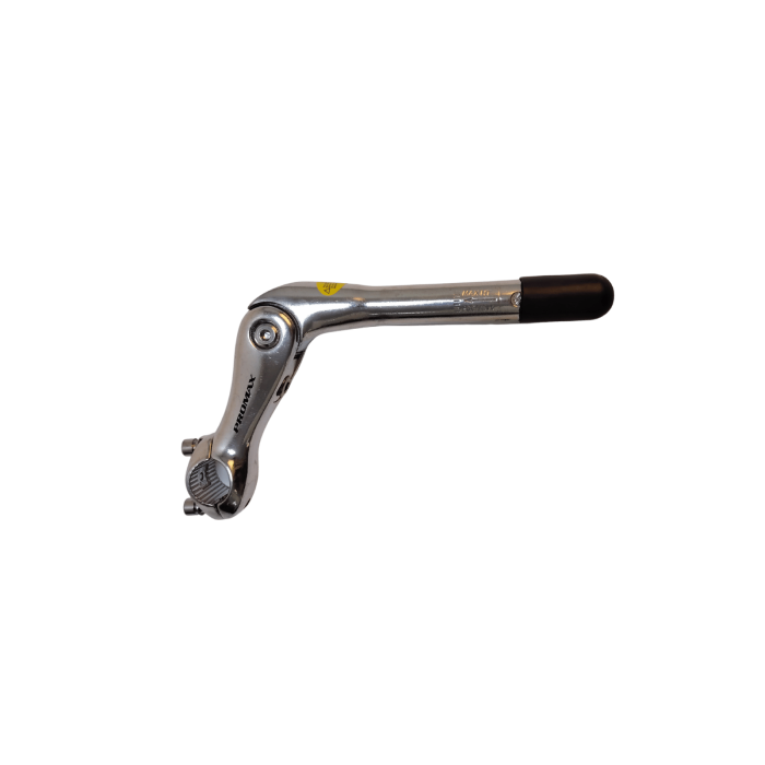 Attacco Manubrio MQ-525, Argento/Alluminio, 180×90 mm, 22.2/25.4 mm, Regolabile 0–50° [1]