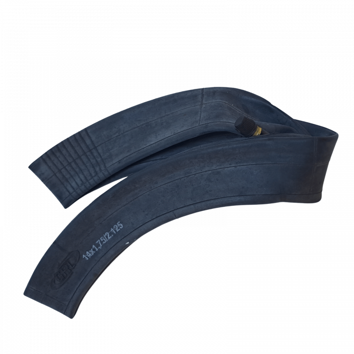 14"x1.75–2.125 Inner Tube, 34 mm Valve, with Dust Cap – GRL [1]