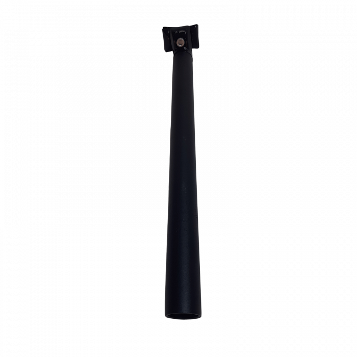 Seat post alloy 30.4x400mm, black, without suspension, 2-bolt, no logo [1]