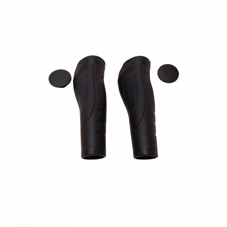 Accesorii pentru bicicletă - Mansoane Ergo, stanga-dreapta, 130mm, set, negru
