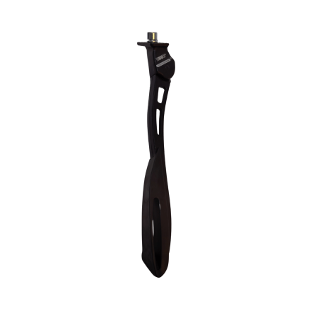 Accessori per bicicletta - Cavalletto Bicicletta Pletscher Zoom 24–28 pollici, regolabile, alluminio, Nero, con piedini in plastica, preassemblato