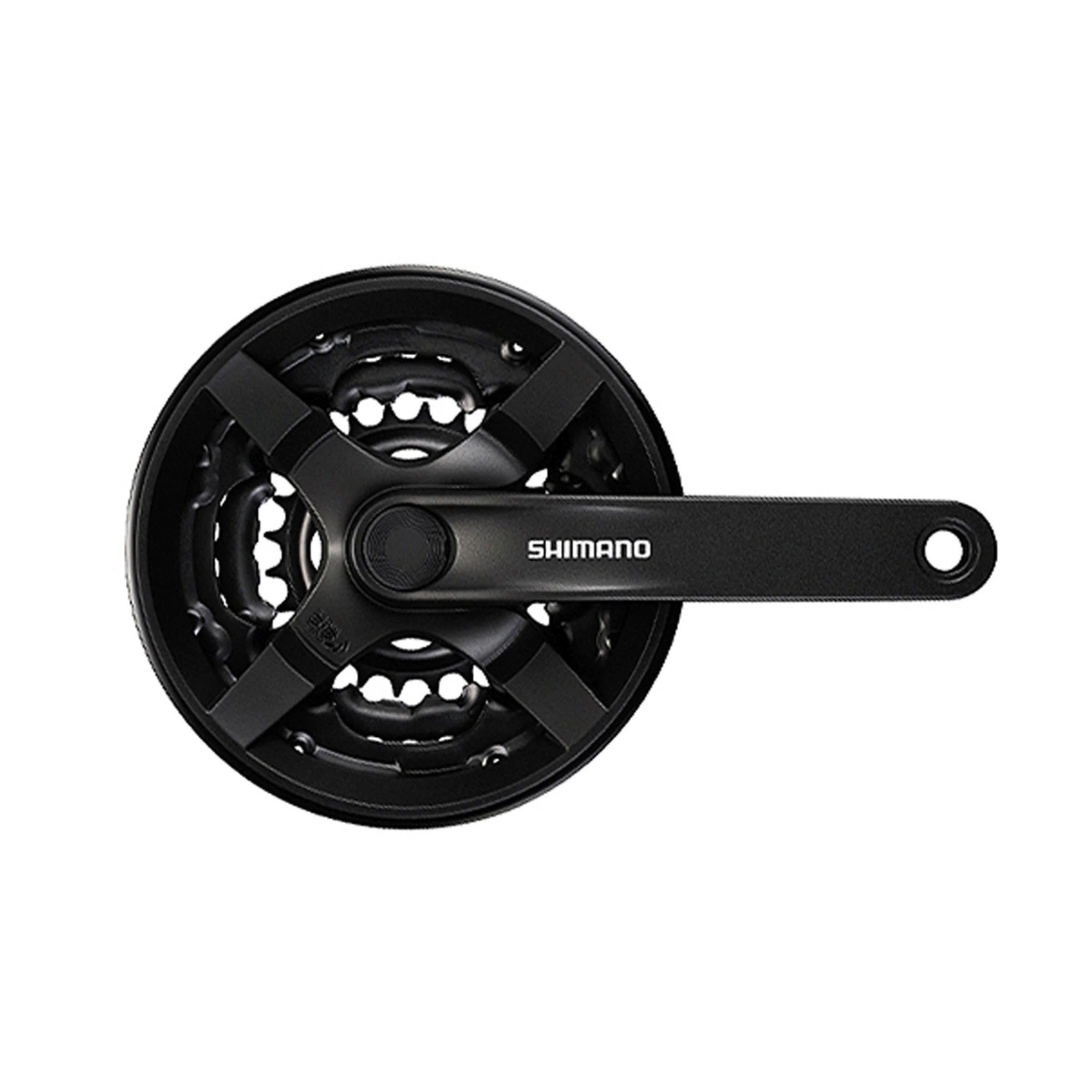 Cranksets - Crankset 24/34/42, 170 mm, 6/7/8-speed, black, with chainring, AFCTY301C244CL