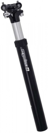 Steam - Seat post 27.2 mm, 350 mm length, AL6061, sandblast black finish, safety level 4